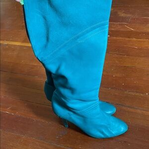 Seychelles Vibrant Blue Heeled Boots